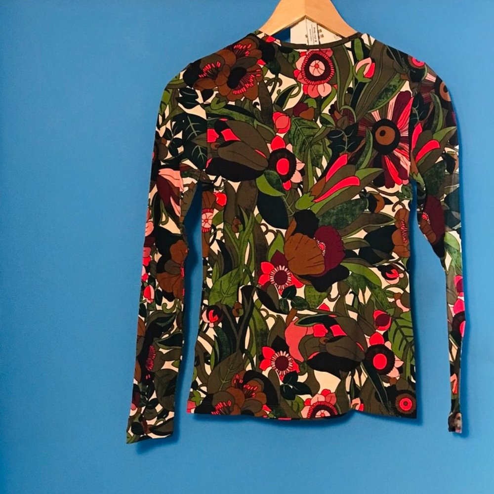 Floral Patterned Top (Brand New - Tag)